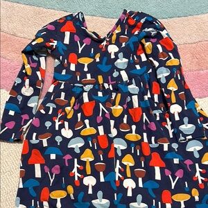 Colorful Hanna andersson Mushroom Print Long Sleeve Dress